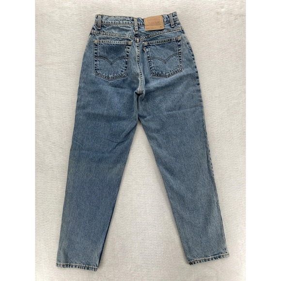 Vintage Levis 550 Jeans Womens 10 Blue Denim Relaxed Tapered Leg Made in USA 90s - Picture 13 of 15